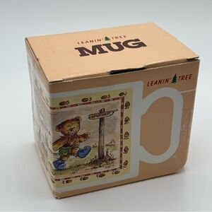 Vintage Leanin Tree Rambling Ted Mug NIB 1997. Follow Your Heart NEW in the‎ BoX